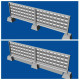 Bundle Metallic Details 1/72 MDR7207+MDR7208 Russian concrete fence P6Vm+P6V