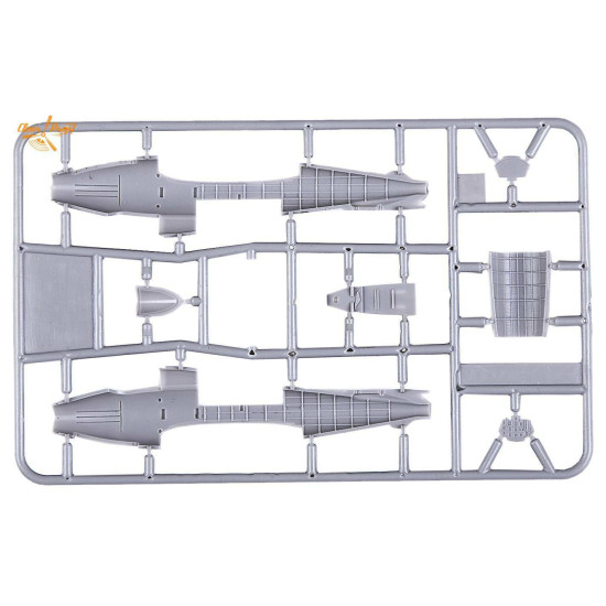 Clear Prop - Gloster E28/39 Pioneer CP72001, 1/72 scale model kit, Length 107 mm