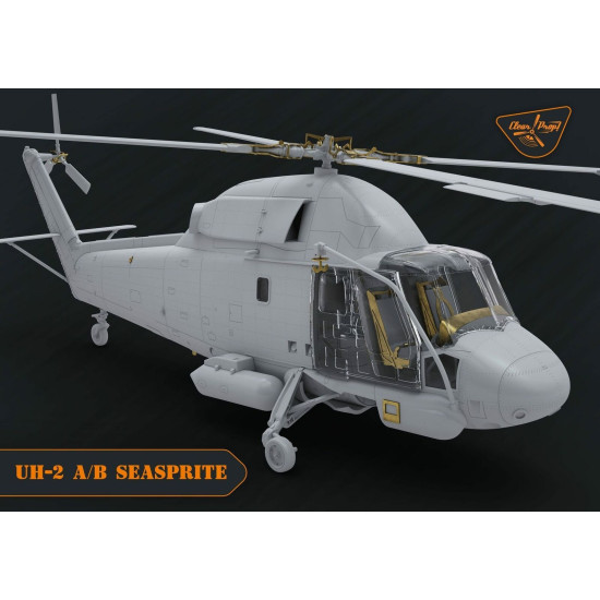 Clear Prop CP72002 - 1/72, UH-2A/B Seasprite, scale model kit, Length 223 mm