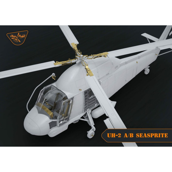 Clear Prop CP72002 - 1/72, UH-2A/B Seasprite, scale model kit, Length 223 mm