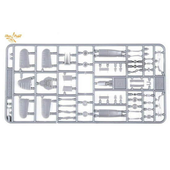 Clear Prop CP72007 - 1/72 Gloster E28/39 Pioneer scale model kit, Length 107 mm