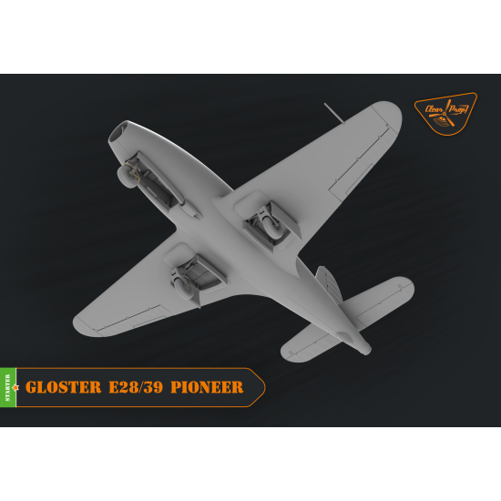 1/72 scale model kit Clear Prop CP72001 Gloster E28/39 Pioneer Length 107 mm