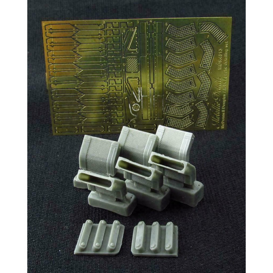 Bundle Metallic Details 1/48 MDR4818 MDR4819 MDR4820 AH-64 Apache PE & resin