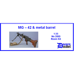 Dnepro Model DM3505 - 1/35, MG-42, metal barrel, scale model kit