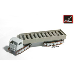 Steyr RSO saddle tracktor with active semitrailer PE parts 1/72 Armory M72207