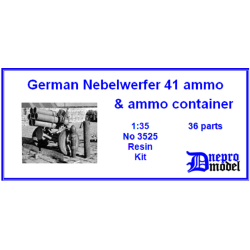 Dnepro Model DM3525 1/35 German Nebelwerfer 41 ammo, ammo container scale model