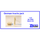 Dnepro Model DM3536 - 1/35, German Trucks Jack WWII, Resin kit, parts - 20 pcs