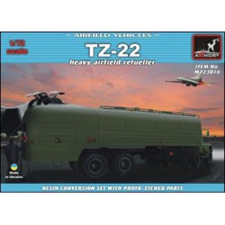 Resin TZ-22 heavy airfield bowzer conversion set for E-Class kit PE parts 1/72 Armory M72301b