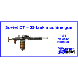 Dnepro Model DM3542 - 1/35, Soviet DT-29 Tank Machine Gun WWII, scale model kit