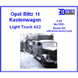 Dnepro Model DM3551 - 1/35, Opel Blitz 1t Kastenwagen, scale resin model kit