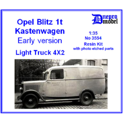 Dnepro Model DM3554 1/35 Opel Blitz 1t Kastenwagen Early version scale model kit