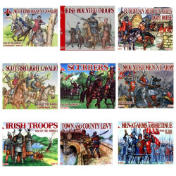 Bundle lot of Red Box War of the Roses Full series 10 kits 1/72 scale 72040+72041+72044+72045+72046+72047+72054+72055+72056+72108