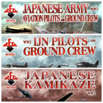 Bundle lot of Red Box WWI Japanese Army+Pilots+Kamikaze 72048+72052+72053 1/72