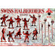 Bundle lot of Red Box Swiss soldiers 4 kits 72060+72061+72062+72065 1/72 scale