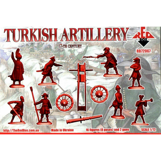 Bundle lot of Red Box Turkish Artillery, 16-17th Century 72066+72067 1/72 scale