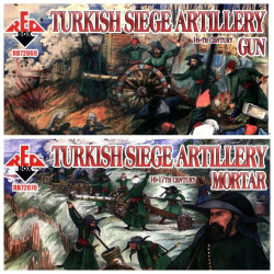 Bundle lot of Red Box Turkish Siege Artillery, 16th Century 72069+72070 1/72