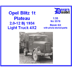 Dnepro Model - Opel Blitz 1t Plateau 2,0-12 Bj 1934, DM3578, 1/35 scale model kit
