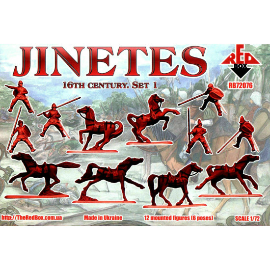 Bundle lot of Red Box Jinetes 16th Century Set 1,2 72076+72077 1/72 scale