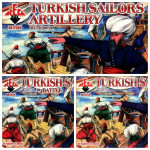 Bundle lot of Red Box Turkish Sailors 16-17 Century 72078+72079+72080 1/72 scale