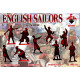 Bundle lot of Red Box English Sailors 72081+72082+72083 1/72 scale