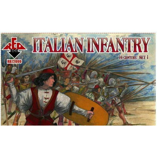 Bundle lot of Red Box Italian Infantry Set 1,2,3 72099+72100+72101 1/72 Scale