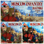 Bundle lot of Red Box Moscow Infantry Set 1,2 72111+72112+72113 1/72 Scale