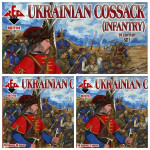 Bundle lot of Red Box Ukrainian Cossack Infantry Set1,2,3 72114+72115+72116 1/72