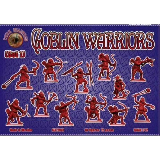 Bundle lot of Alliance Goblin Warriors (Fantasy) Set 1,2 72041+72042 1/72 scale