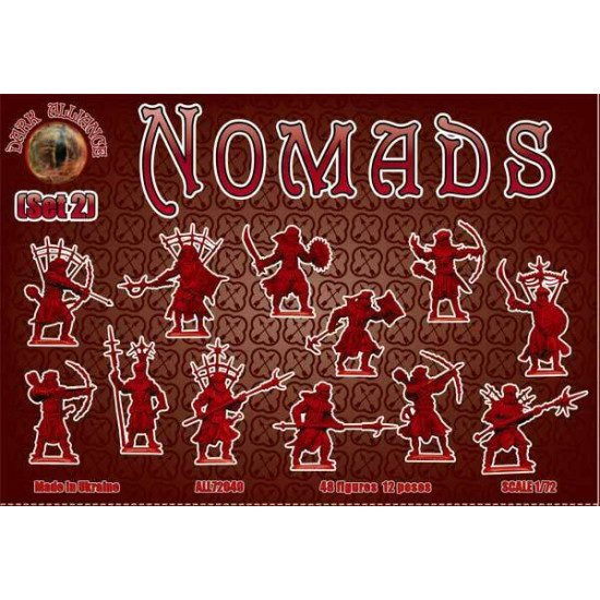 Bundle lot of Alliance Nomads Set 1,2 plastic figures 72048+72049 1/72 scale