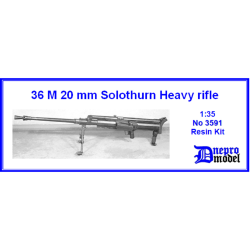 Dnepro Model DM3591 - 1/35, 36 M 20 mm Solothurn Heavy rifle, scale model kit