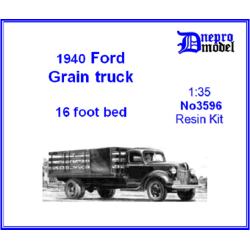 Dnepro Model DM3596 - 1/35, 1940 Ford Grain Truck 16 foot bed, scale model kit