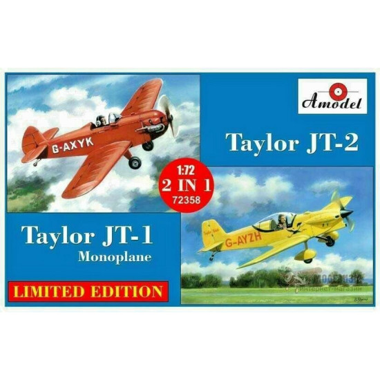 Amodel 72358 - 1/72 - Sports aircraft Taylor JT-1 monoplane and Taylor JT-2