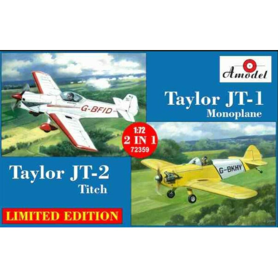 Amodel 72359 - 1/72 - Sports aircraft Taylor JT-1 monoplane and Taylor JT-2 2