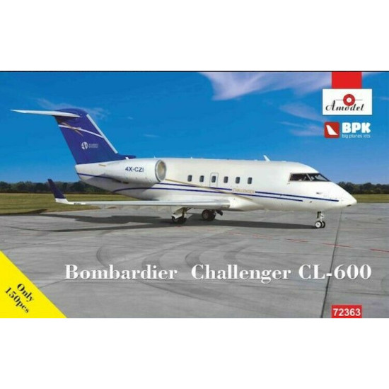 Amodel 72363 - 1/72 - CL-600 Bombardier Challenger passenger aircraft 291 mm
