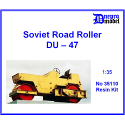 Dnepro Model DM35110 - 1/35, Soviet Road Roller DU-47B, scale resin model kit