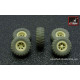 KrAZ-255B off-road truck VI-3 type wheels set for E-Klass kits RESIN 1/72 Armory AC7256