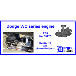 Dnepro Model DM35123 - 1/35, Dodge WC series engine, scale resin model kit