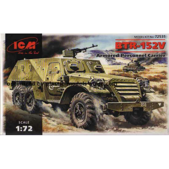 ICM 1/72 BTR-152V Armoured Personnel Carrier # 72531 