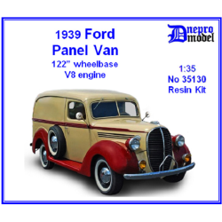 Dnepro Model DM35130 1/35 1939 Ford Panel Van 122 wheelbase V8 engine model kit