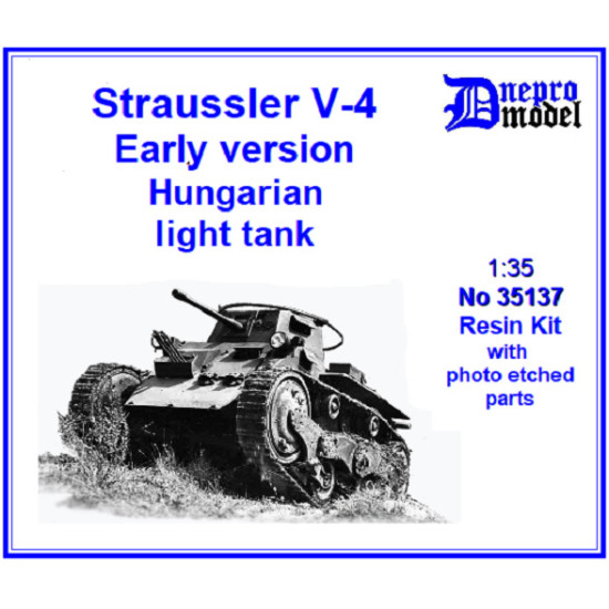 Dnepro Model DM35137 - 1/35, Straussler V-4 Early version Hungarian light tank