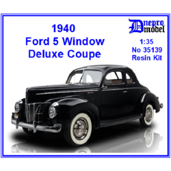 Dnepro Model DM35139 - 1/35, 1940 Ford 5 Window Deluxe Coupe, scale model kit
