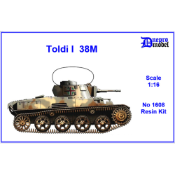 Dnepro Model DM1608 - 1/16 Toldi I 38M WWII scale resin model kit weight 1000g