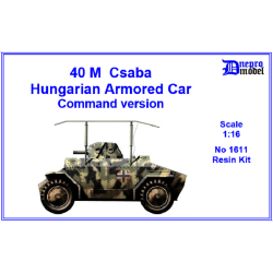 Dnepro Model DM1611 - 1/16, 40M Csaba Hungarian Armored Car Command version WWII