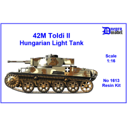 Dnepro Model DM1613 1/16, 42M Toldi II Hungarian light tank WWII scale model kit