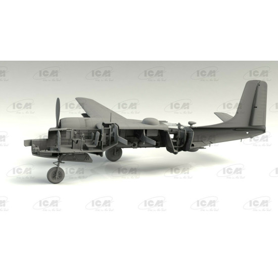 ICM 48284 - 1/48 - B-26-50 Invader, Korean War American Bomber 317 mm