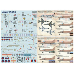 Print Scale 72-405 - 1/72 - Jaguar GR.Mk1, Decal for aircraft