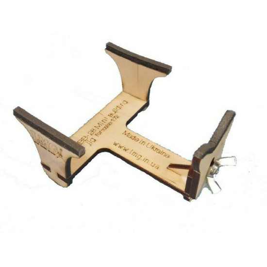 LMG BB-28  Mini Building Jig for aircraft models Sanded plywood 1/72 scale 