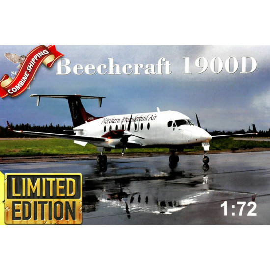 Sova Model SM72004 1/72 - Beech 1900D scale model kit, Length 244 mm