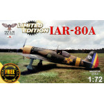 Sova Model SM72013 1/72 - Fighter IAR-80A scale model kit, Length 125 mm