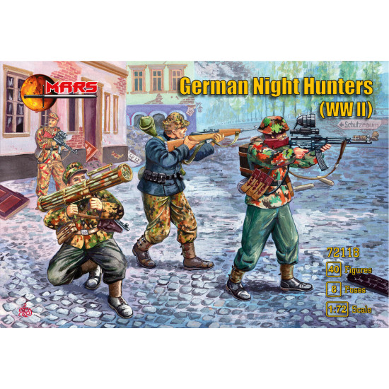 Mars Figures 72118 - 1/72 - German night hunters WW II 40 figures